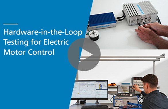 Hardware-in-the-Loop Testing for Electric Motor Control