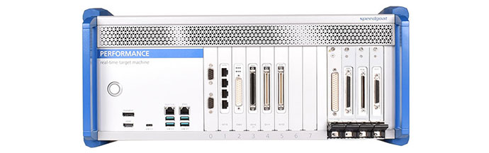 Front I/O access, eleven I/O slots, whereas four for PXI form factor I/O modules (item IDs 109301 with 109342 option)