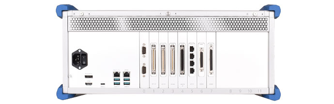 Rear I/O access, seven I/O slots (item IDs 109301 with 109351 option)