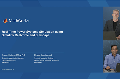Real-Time Power Systems Simulation using Simulink Real-Time and Simscape