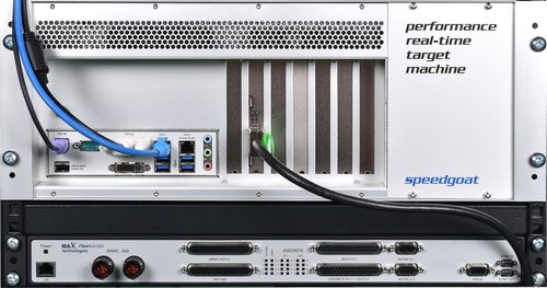 IO629 connected to a Performance real-time target machine via PCIe